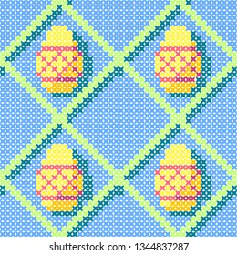 Crossstitch Pattern Color Diamond