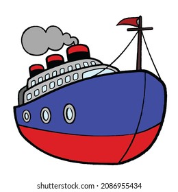 883 Cruise ship cartoon pictures Images, Stock Photos & Vectors ...