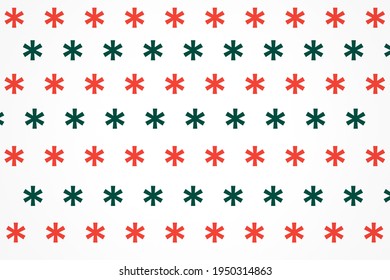 A Crumpled Sheet Of Christmas Wrapping Paper In A Red And Green Colour Stars Pattern For Use As A Background