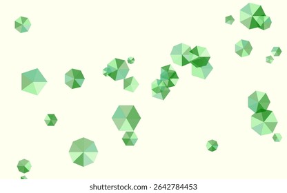 Crystal gem-like pattern, prismatic effect, nature palette, 2880x1800