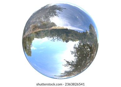 Crystal image with 3D rendering