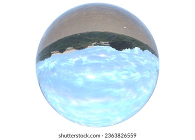 Crystal image with 3D rendering