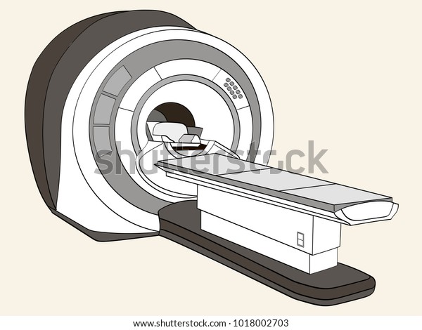 Ct Scanner Computerized Tomography Scanner Mri のイラスト素材