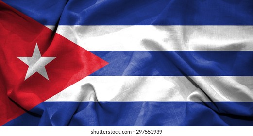 Cuba flag. illustration