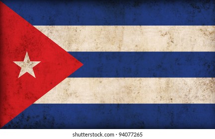 Cuban flag background