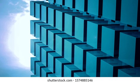 cubes geometric texture abstract background
