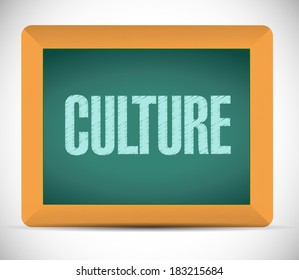 Culture Message On Board Illustration Design Stock Illustration ...