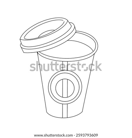 Cup coffee or tee caffe