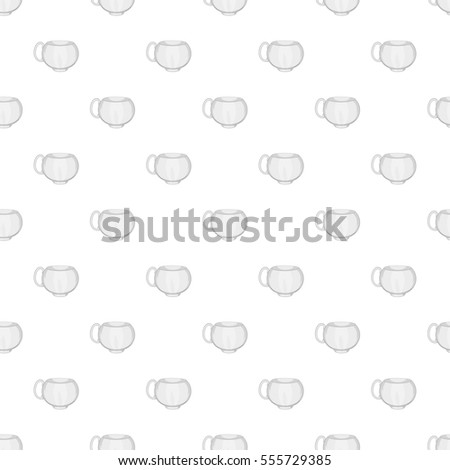 Cup pattern. Cartoon illustration of cup  pattern for web