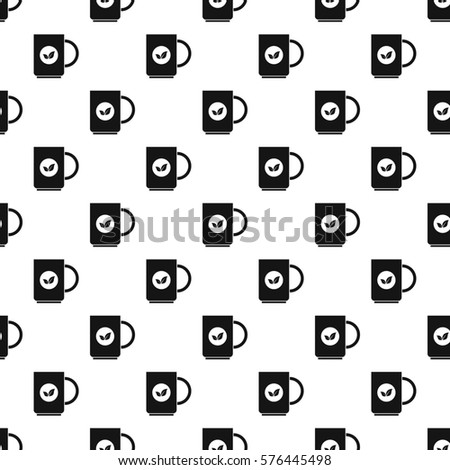 Cup of tea pattern. Simple illustration of cup of tea  pattern for web design