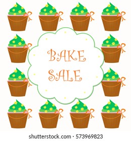 Cupcakes With Yellow Flowers - BAKE SALE