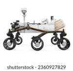 Curiosity Rover Isolated. 3D rendering