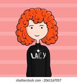 Curly Girl ( Basic Chracter Design )