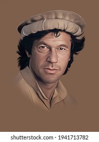 Current Prime Minister Of Pakistan Imran Khan.12th February  2017.