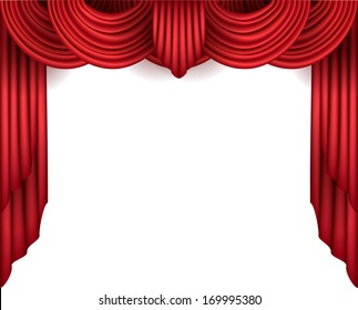 591 Behind The Red Curtains On A Stage Images, Stock Photos & Vectors ...