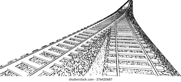 1,299 Infinity Train Track Images, Stock Photos & Vectors 