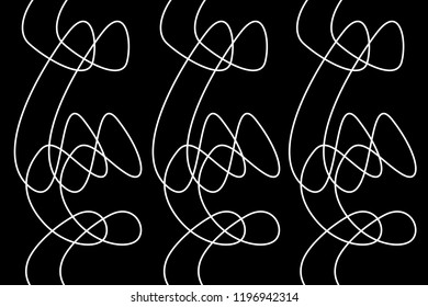 Curved lines pattern background.