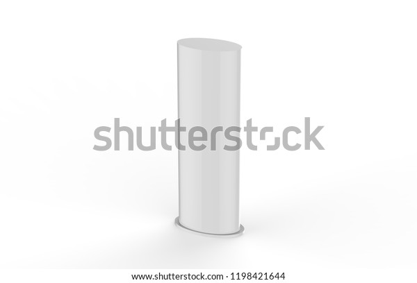 Download Curved Pvc Totem Poster Light Advertising Stock Illustration 1198421644 Yellowimages Mockups