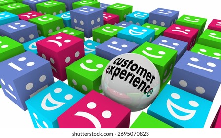 Customer Experience Service Support Help CX Journey 3d Illustration
