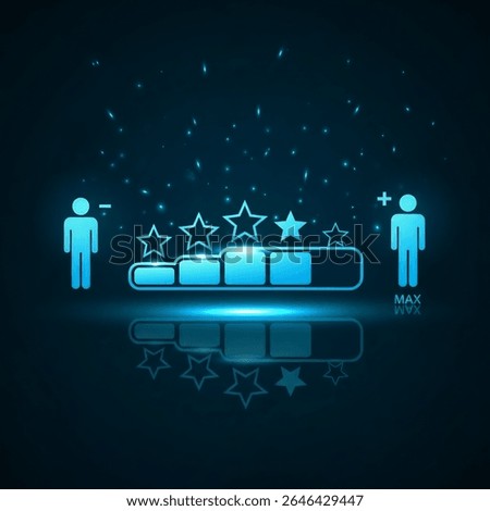 Customer Satisfaction Rating Scale Progress Bar Evaluation Feedback Performance Analysis Score