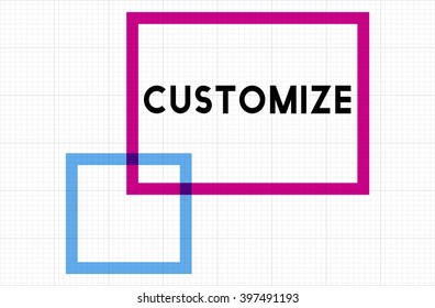 Customize Modify Ideas Adjust Creativity Customization Concept