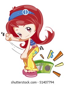 cute and active kid