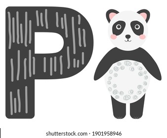 P For Panda High Res Stock Images Shutterstock