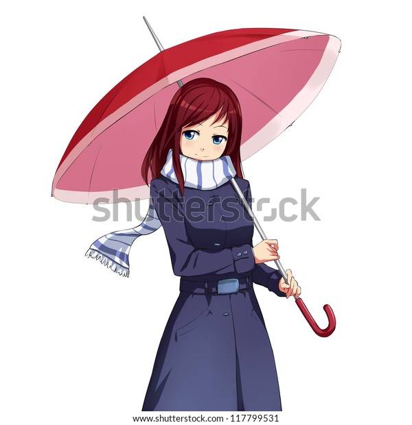 Girl Anime Umbrella gambar ke 19