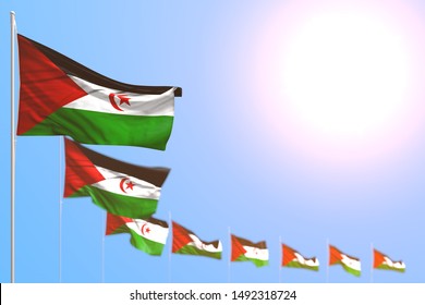 6 Western Sahara Flag Hanging On Diagonal Pole Images, Stock Photos ...