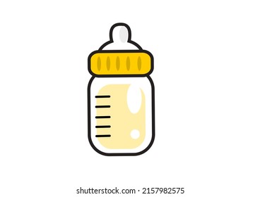 Cute Baby Bottle Cartoon Style Stock Illustration 2157982575 | Shutterstock