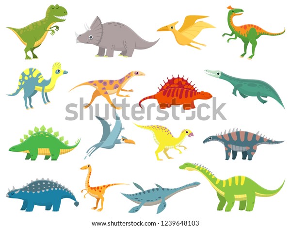 Cute Baby Dinosaur Dinosaurs Dragon Funny Stock Illustration 1239648103