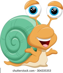 Animal Animation Sequence Snail Shell Hiding Stock Vector (Royalty Free ...