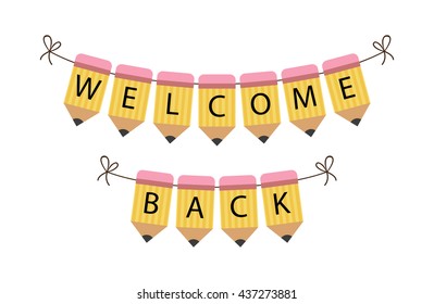 884 Welcome back flag Images, Stock Photos & Vectors | Shutterstock