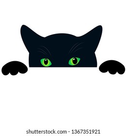 猫 のぞく のイラスト素材 画像 ベクター画像 Shutterstock