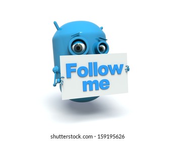 Follow Me Button Images Stock Photos Vectors Shutterstock