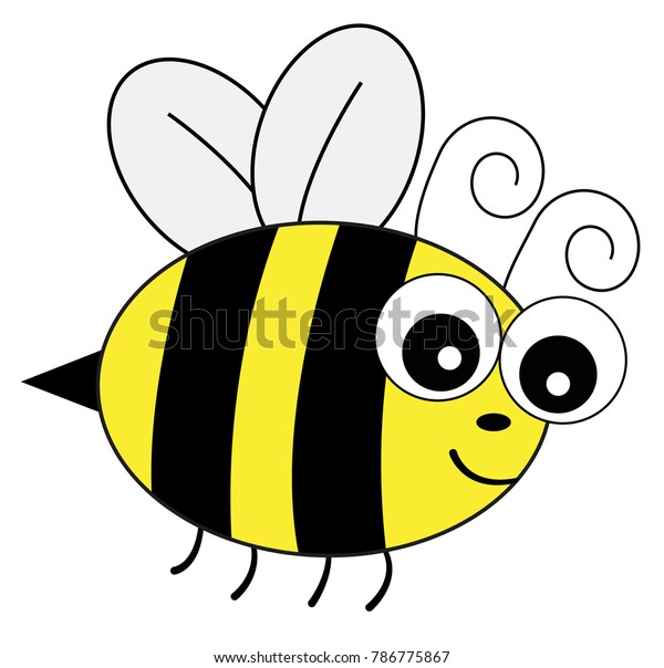Cute Bumblebee Bug Stock Illustration 786775867 | Shutterstock