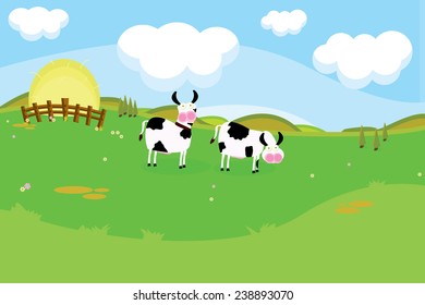 Cute Animals Competition Farm Stock Vector (Royalty Free) 166378283 ...