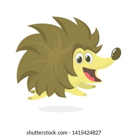 Cute Cartoon Hedgehog Character Illustration Stock Illustration ...