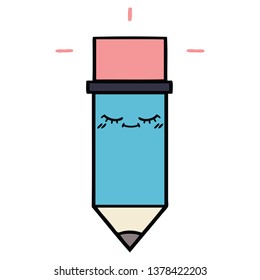 Cute Cartoon Pencil Stock Illustration 1378422203 | Shutterstock