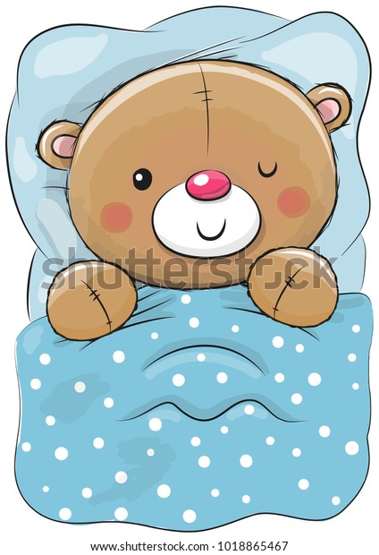 sleeping teddy bear bed