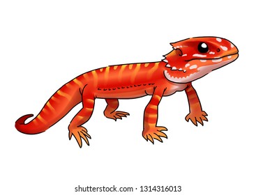 Cute Cartoons Lizards Stock Illustration 1314316013 | Shutterstock