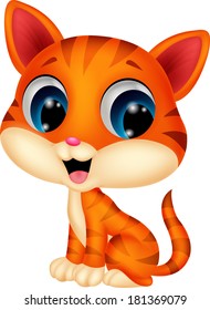 Similar Images, Stock Photos & Vectors of Cute cat cartoon - 179409851