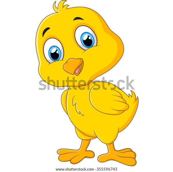 Cute Chicken Cartoon Stock Illustration 355596743