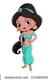 Cute Comic Chibi DP Jasmine