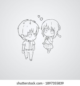 Boy Anime Sketch High Res Stock Images Shutterstock