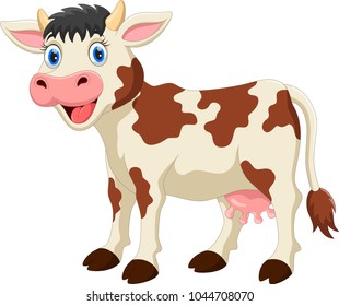 Cute Cow Cartoon 