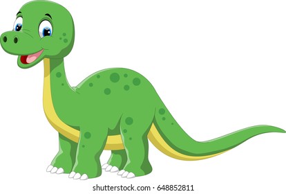 Cute Dinosaur Cartoon Stock Illustration 648852811 | Shutterstock