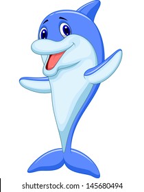 Cute Dolphin Cartoon