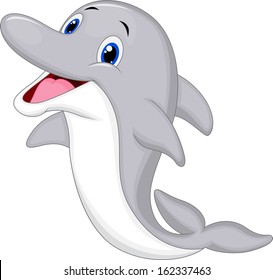 Cute Dolphin Cartoon