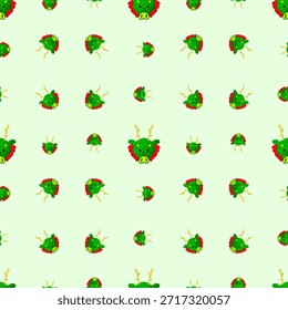 Cute Dragon Head Seamless